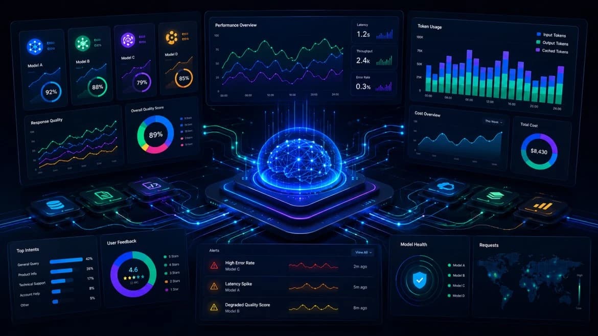 AI Observability: Why Monitoring AI Systems Is the Next Big Enterprise Challenge - Blog Cover Image by MYWE Technologies, IT Company in Thrissur